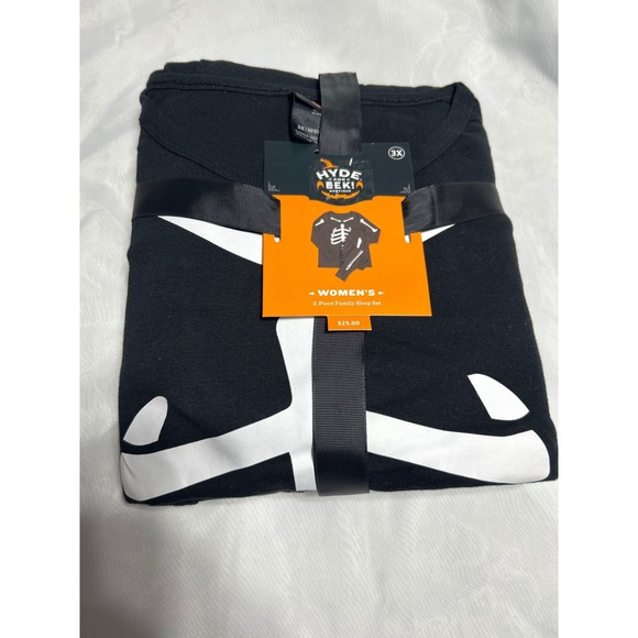 Hyde and Eek Boutique Women's 3X Skeleton Pajama Set Halloween Sleepwear - Picture 1 of 5